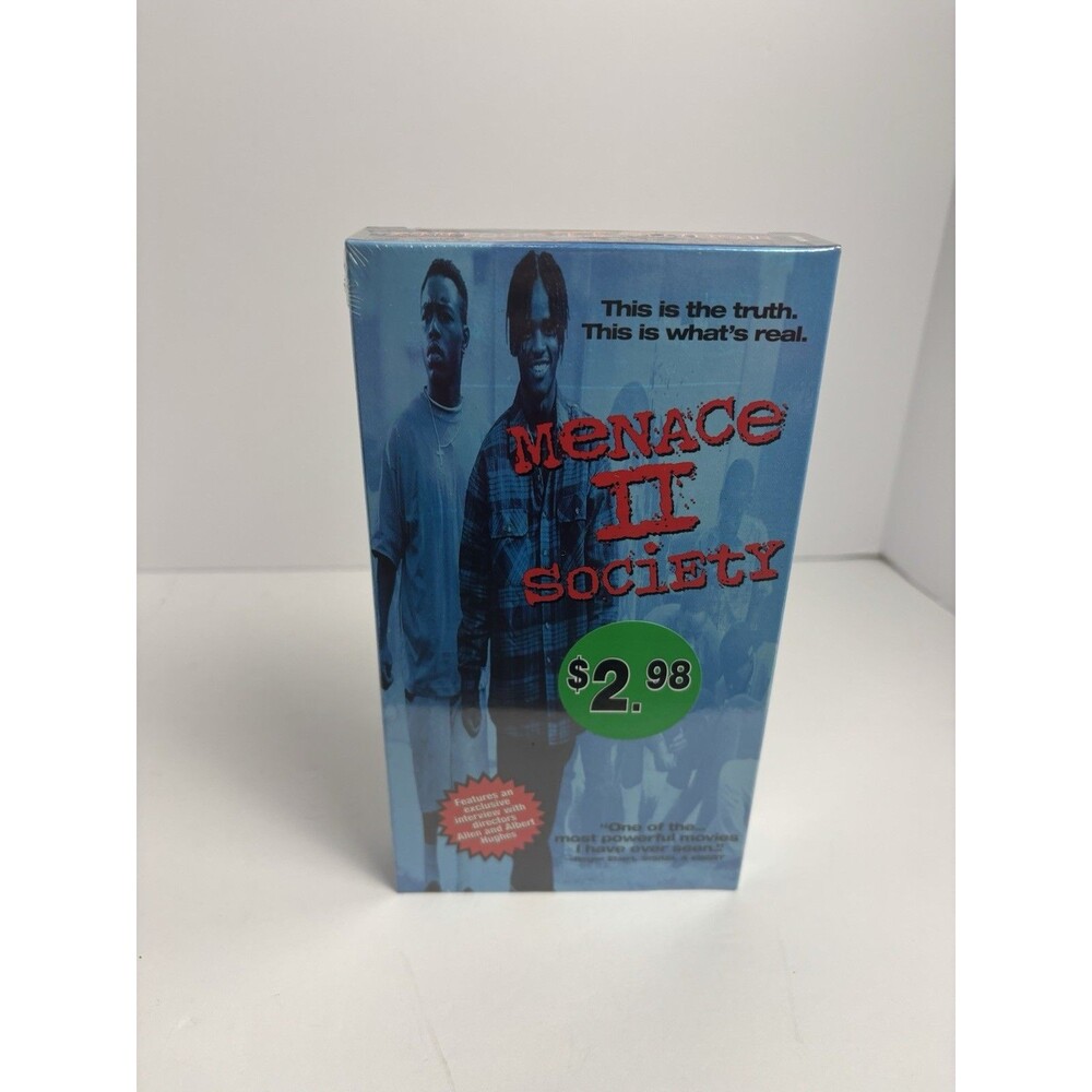 New Menace II to 2 Society VHS Tape Sealed 1993 Larenz Tate